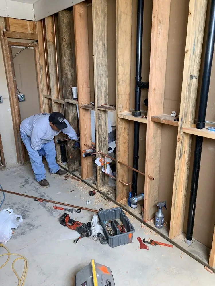 Commercial rough-in plumbing for Commercial Plumbing in Seven Lakes North